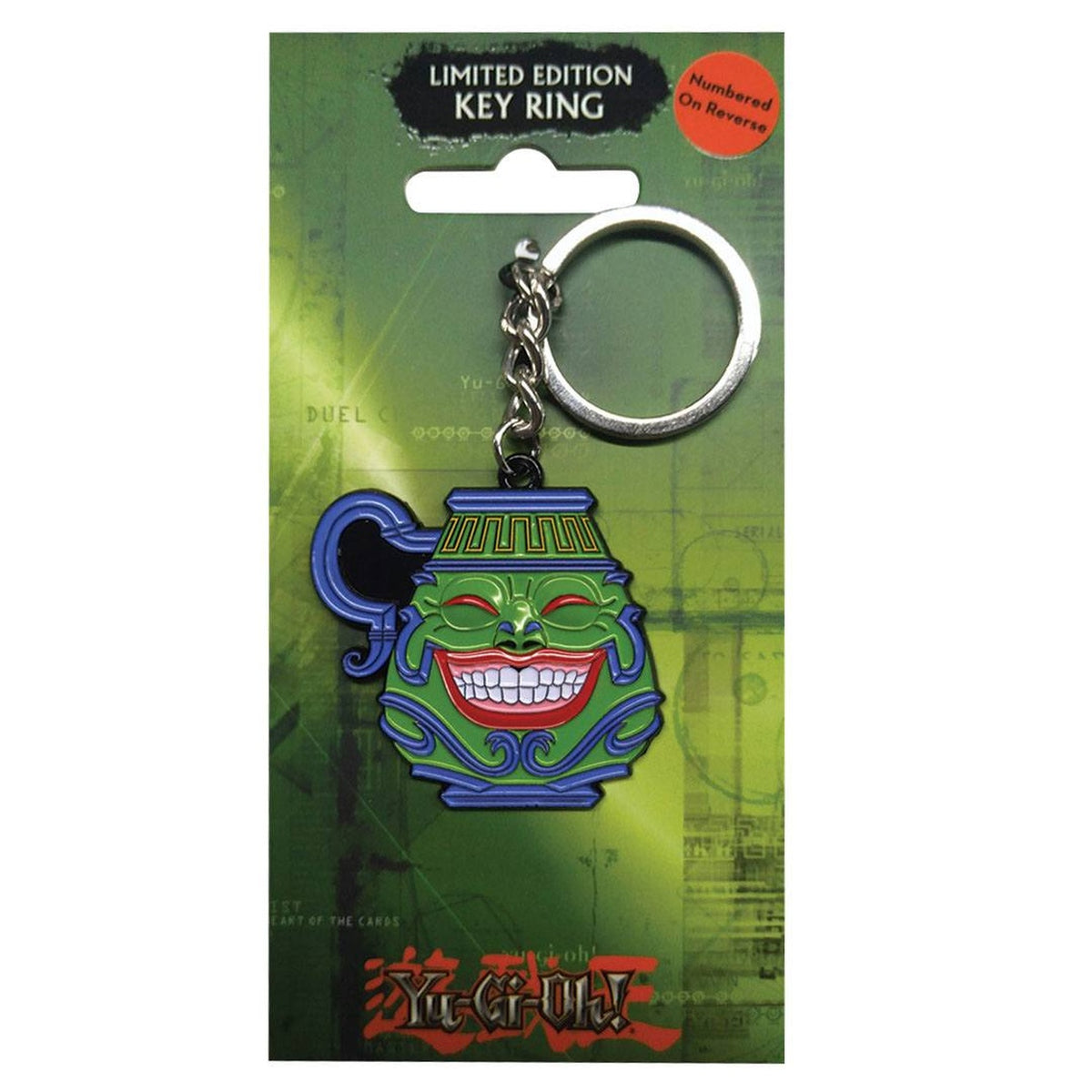 Zdjęcie produktu Yu-Gi-Oh! metalowy brelok do kluczy Pot of Greed Limited Edition
