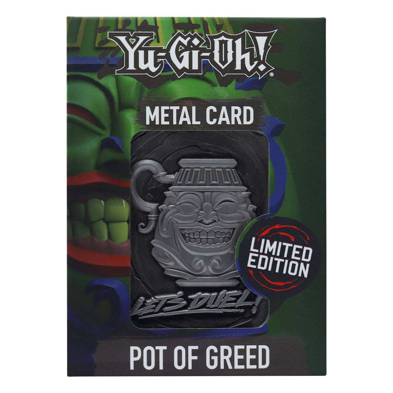 Zdjęcie produktu Yu-Gi-Oh! Karta replika Pot of Greed Limited Edition