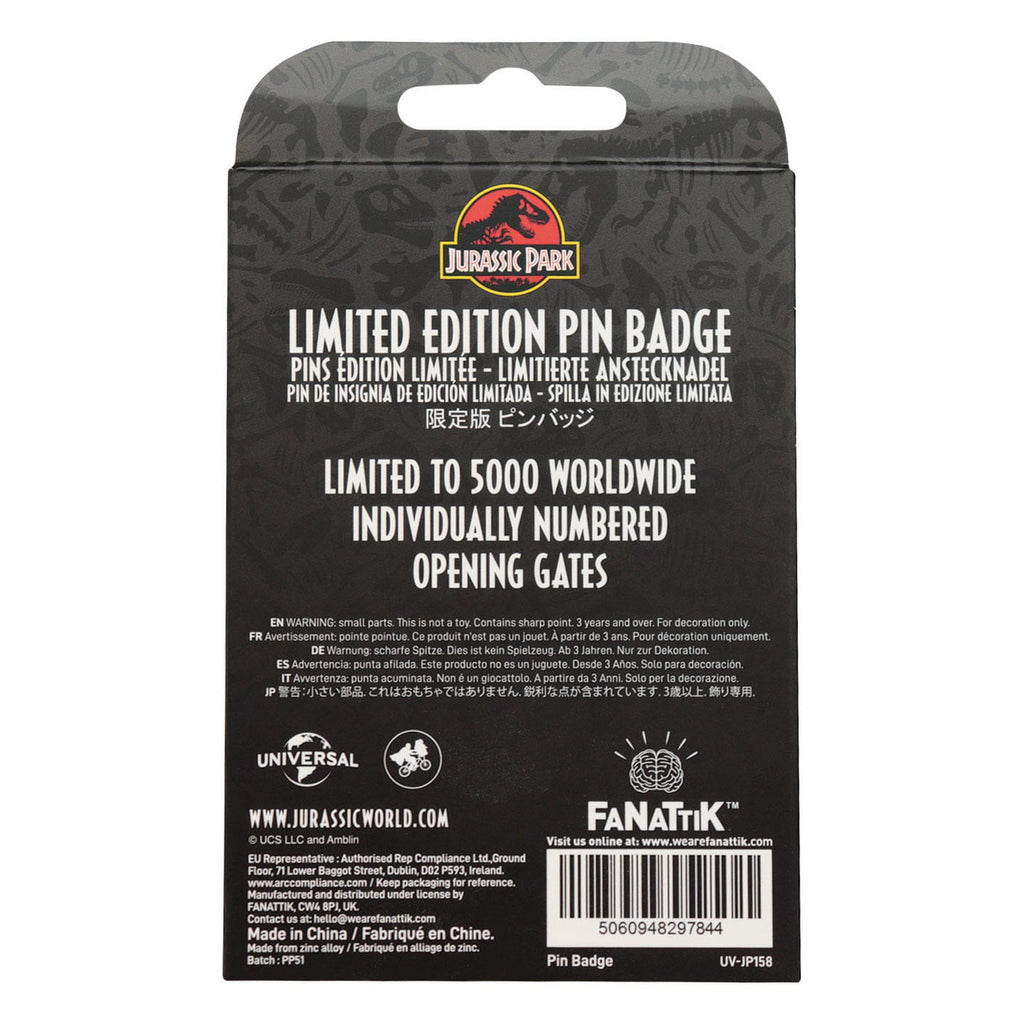 Product image Jurassic Park Pin Gates Hinged