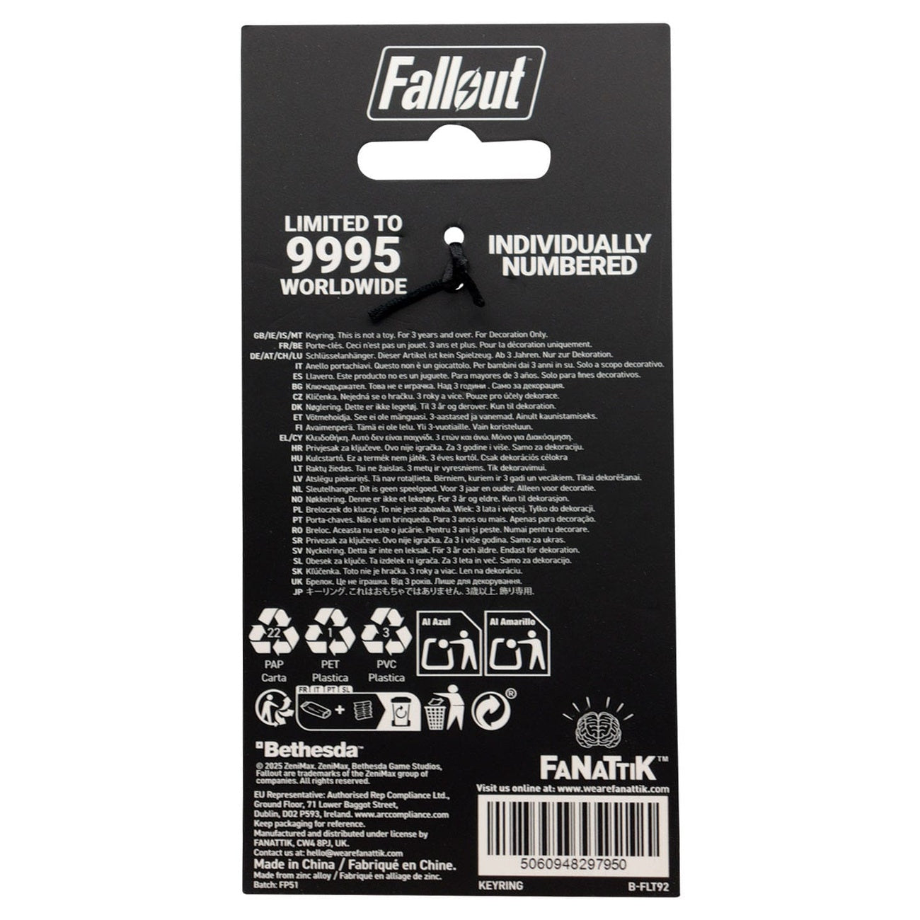 Product image Fallout Keychain Nuka-Cola Limited Edition