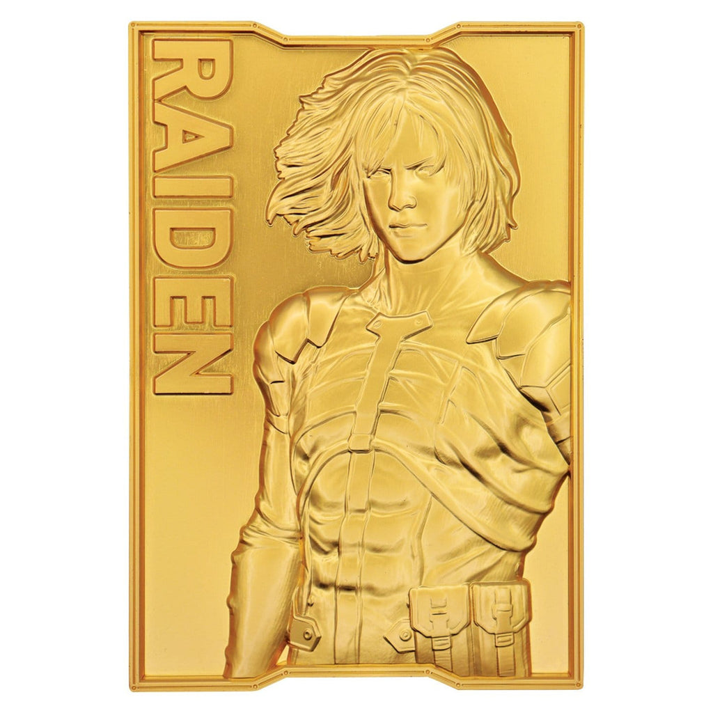 Zdjęcie produktu Metal Gear Solid 2 Sztabka metalu Raiden 24k Gold Plated Limited Edition