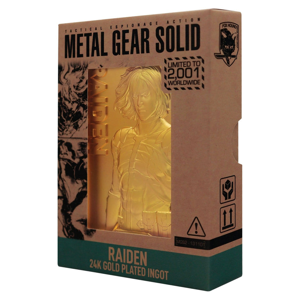 Zdjęcie produktu Metal Gear Solid 2 Sztabka metalu Raiden 24k Gold Plated Limited Edition