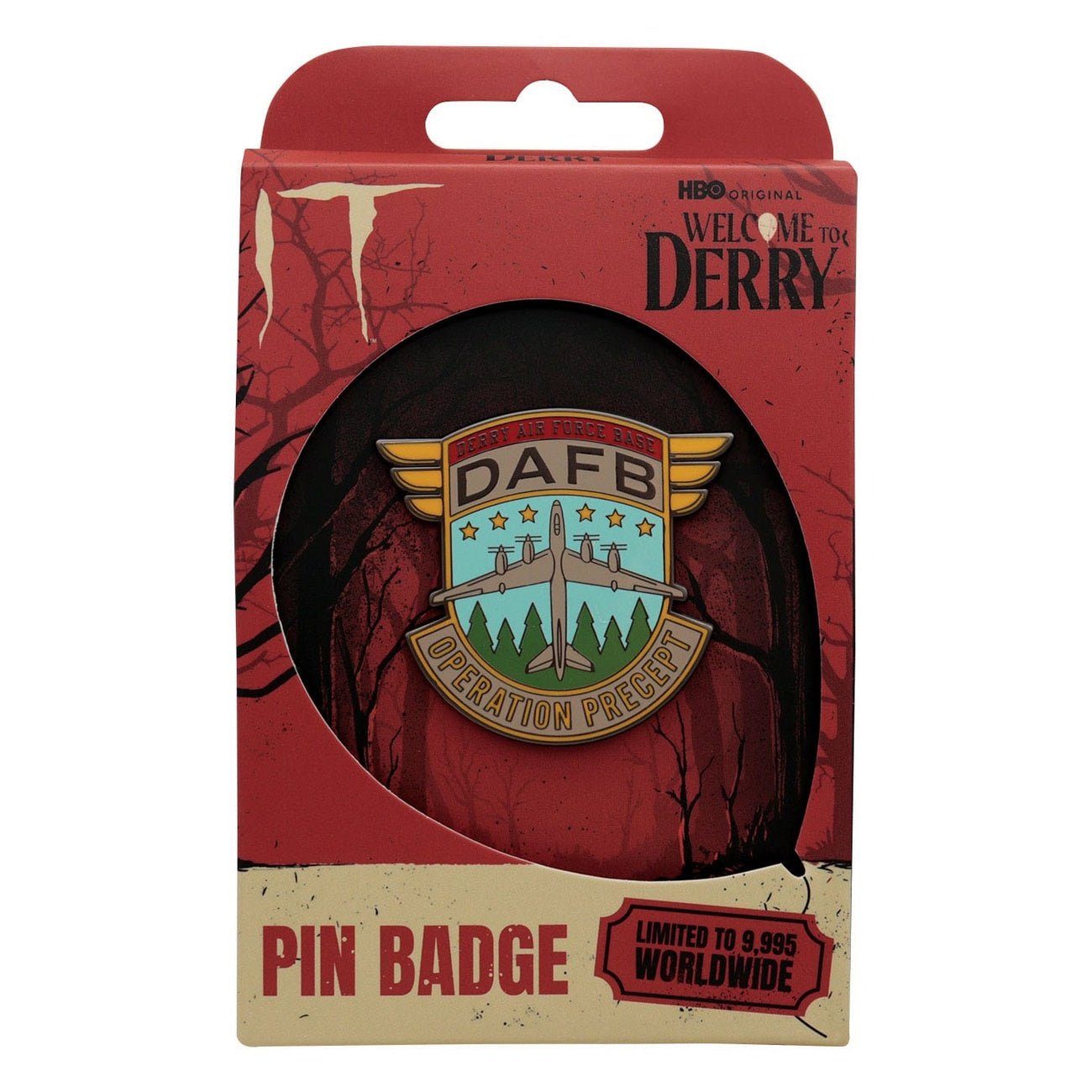 Product image IT Pin Badge: Welcome to Derry DAFB Limited Edition