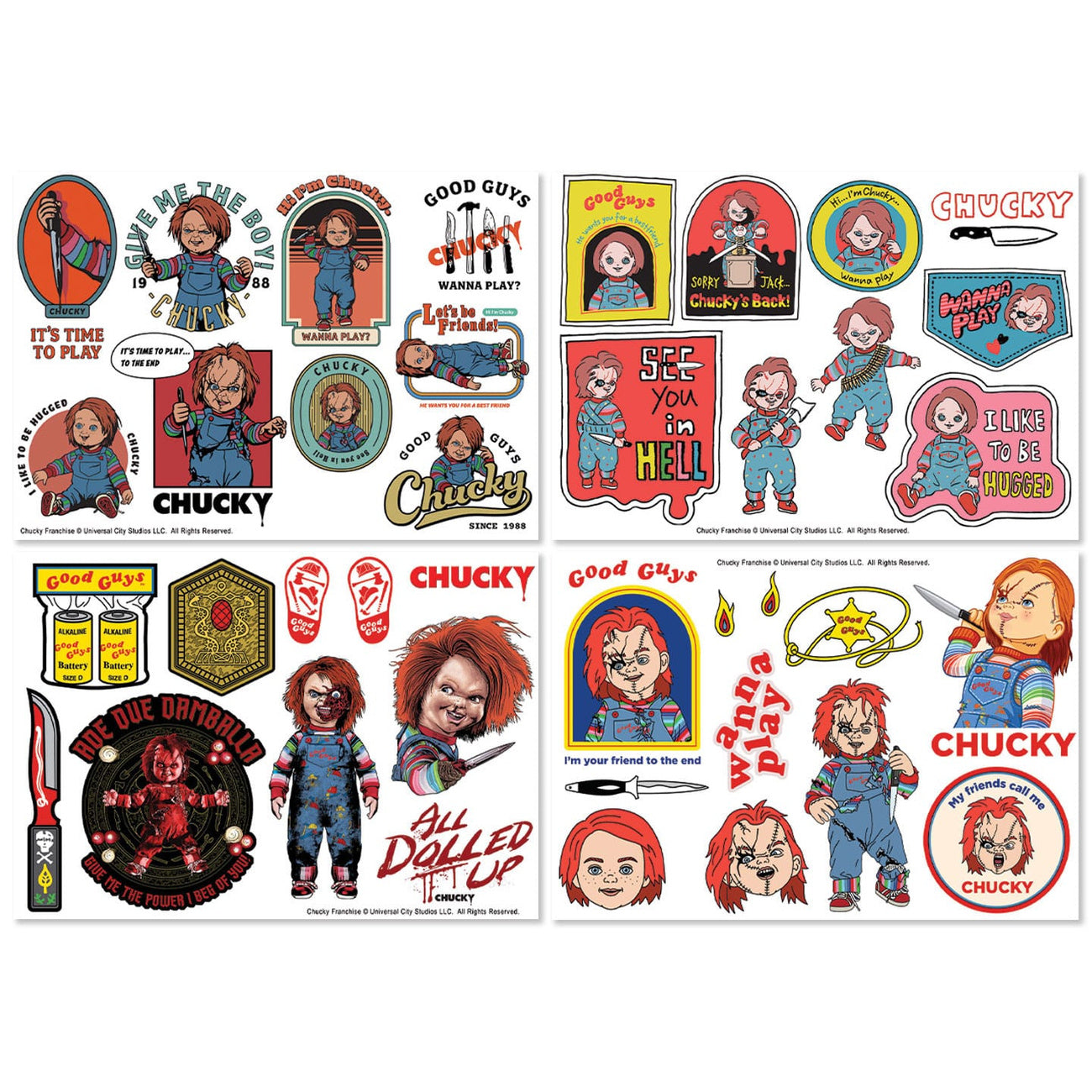 Zdjęcie produktu Chucky Tech Sticker Pack