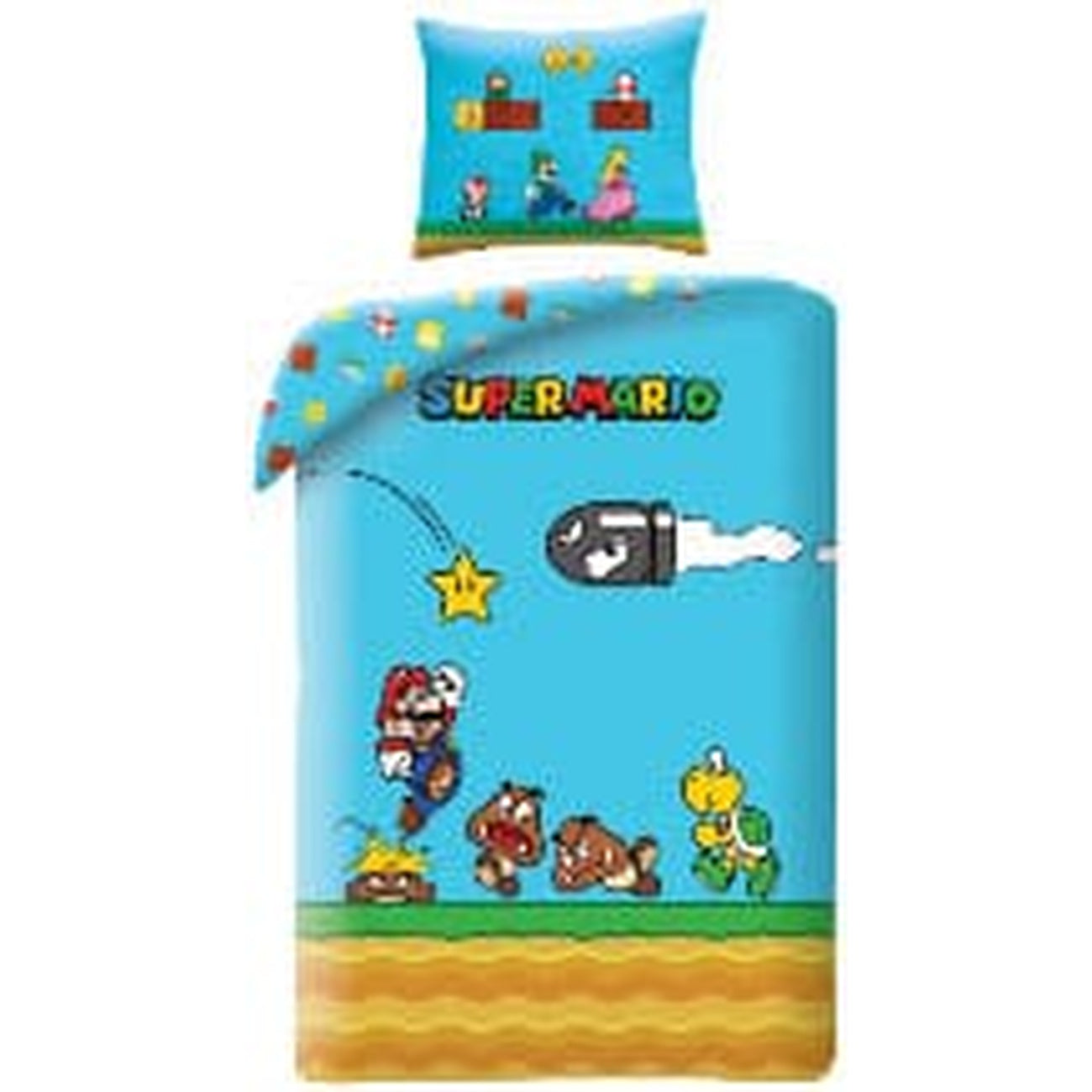 Zdjęcie produktu Pościel Super Mario Ver. 3 140 x 200 cm / 70 x 90 cm