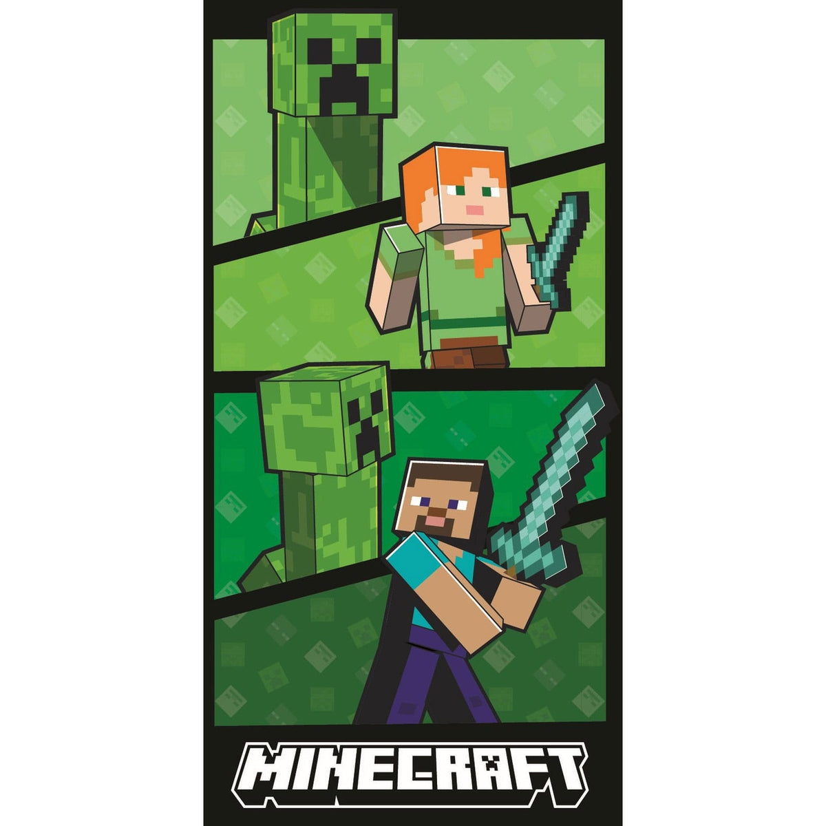 Product image Minecraft Towel Ver. 2 140 x 70 cm