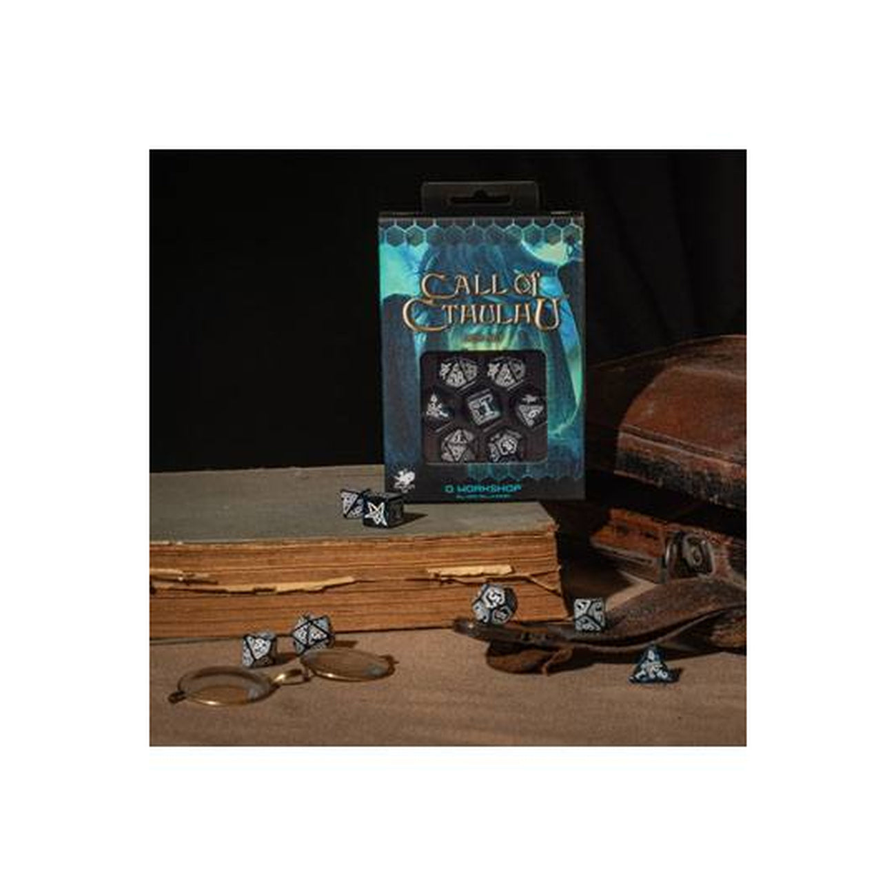 Product image Call of Cthulhu Dice Set Abyssal & White (7)