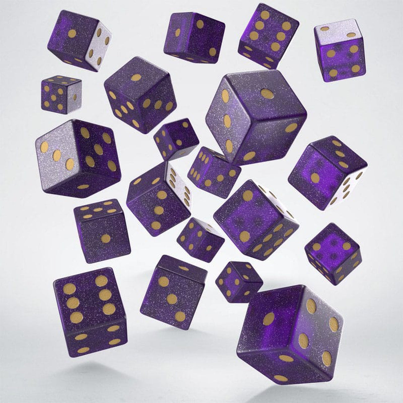 Zdjęcie produktu Q Workshop Zestaw Kości Full Pack D6 Shimmering Purple (20)
