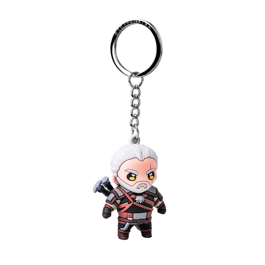 Zdjęcie produktu The Witcher III: Wild Hunt Winylowy brelok do kluczy Geralt z Rivii