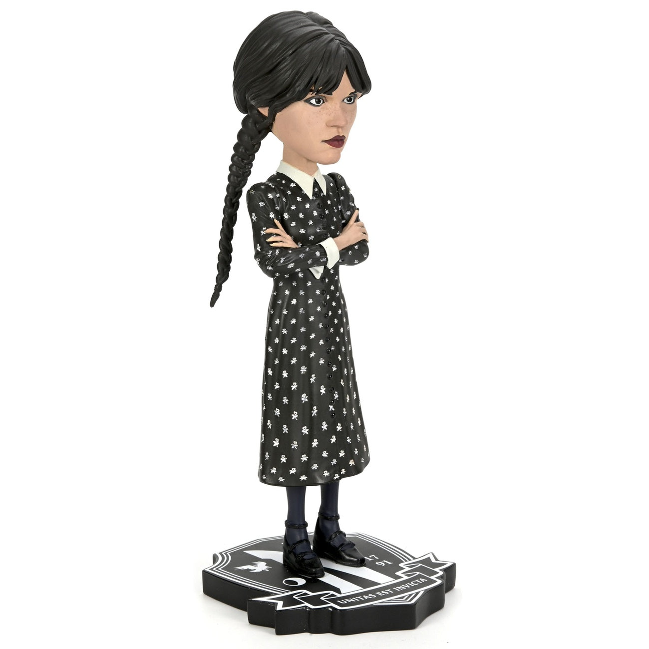 Product image Wednesday Head Knocker Bobblehead Figure Wednesday Addams 21 cm