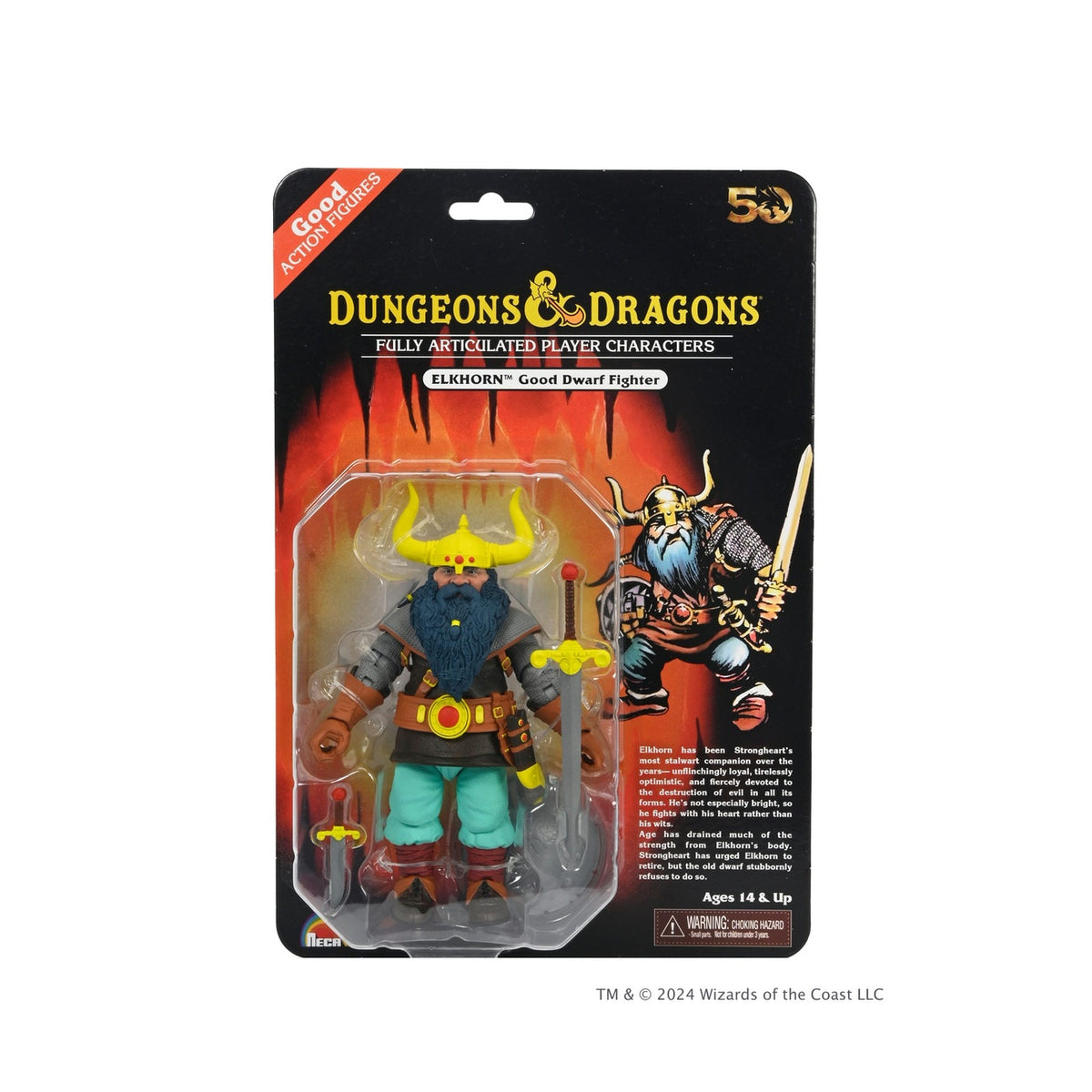 Zdjęcie produktu Figurka akcji w skali Dungeons & Dragons 50th Anniversary Elkhorn na blisterze 18 cm