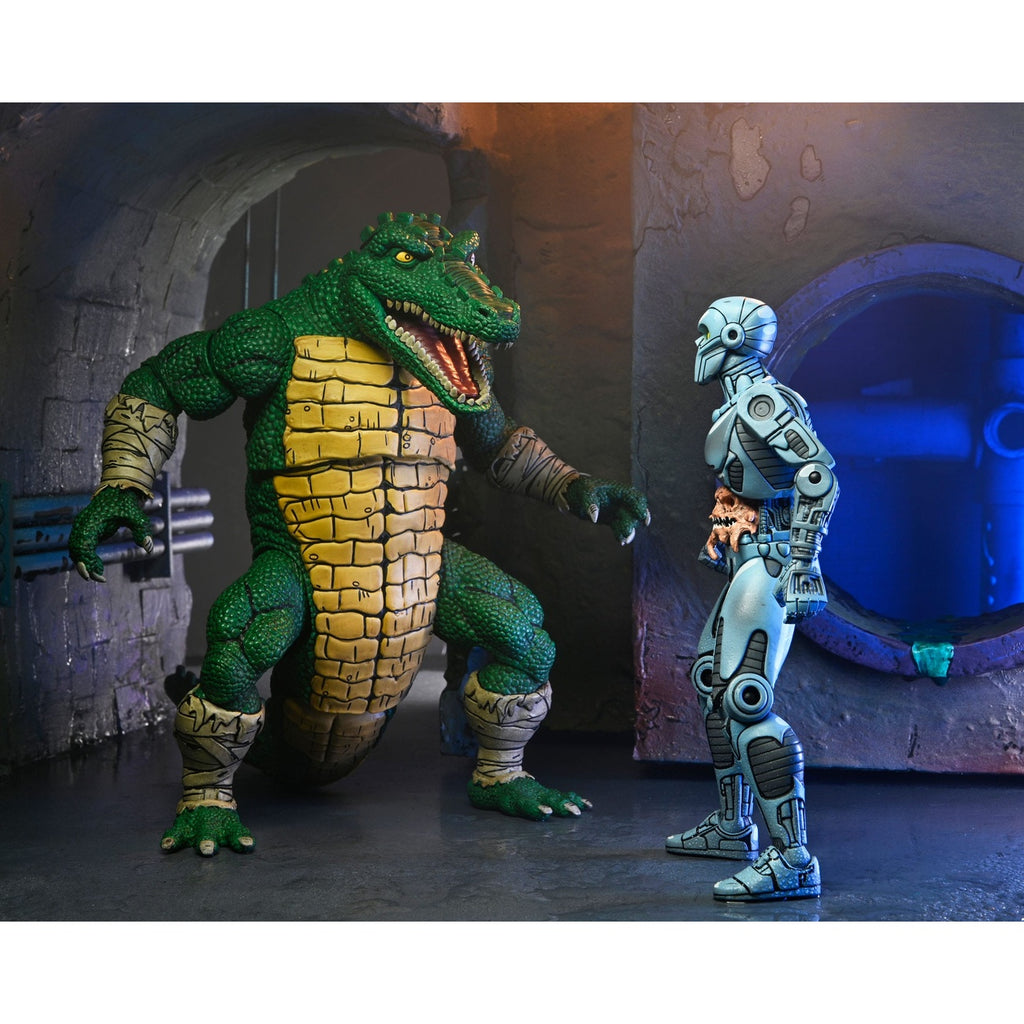Zdjęcie produktu Teenage Mutant Ninja Turtles (Mirage Comics) figurka akcji Leatherhead 21 cm