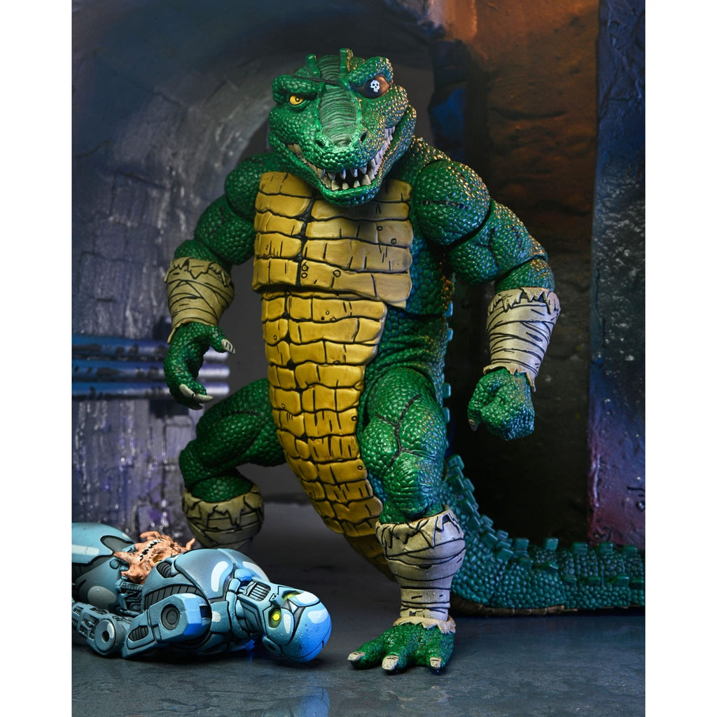 Zdjęcie produktu Teenage Mutant Ninja Turtles (Mirage Comics) figurka akcji Leatherhead 21 cm