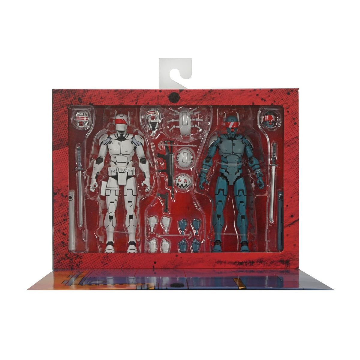 Zdjęcie produktu Teenage Mutant Ninja Turtles (The Last Ronin) Zestaw 2 figurek akcji Synja Robots 18 cm