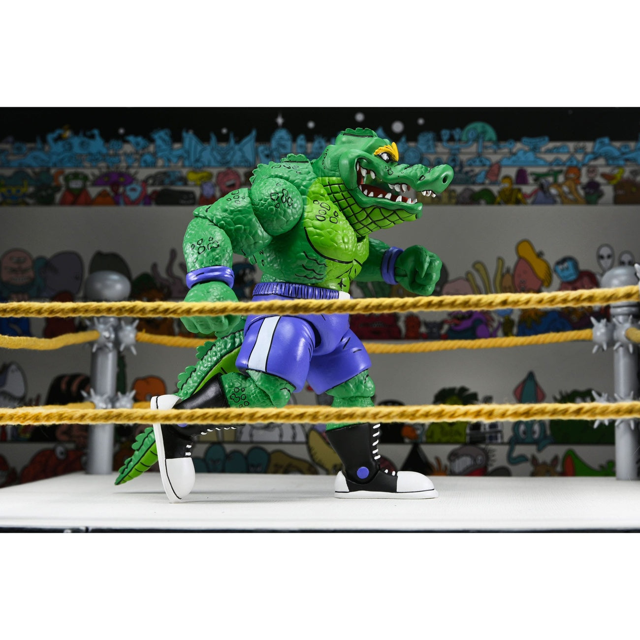 Zdjęcie produktu Teenage Mutant Ninja Turtles (Archie Comics) figurka akcji Stump Wrestling Leatherhead 18 cm