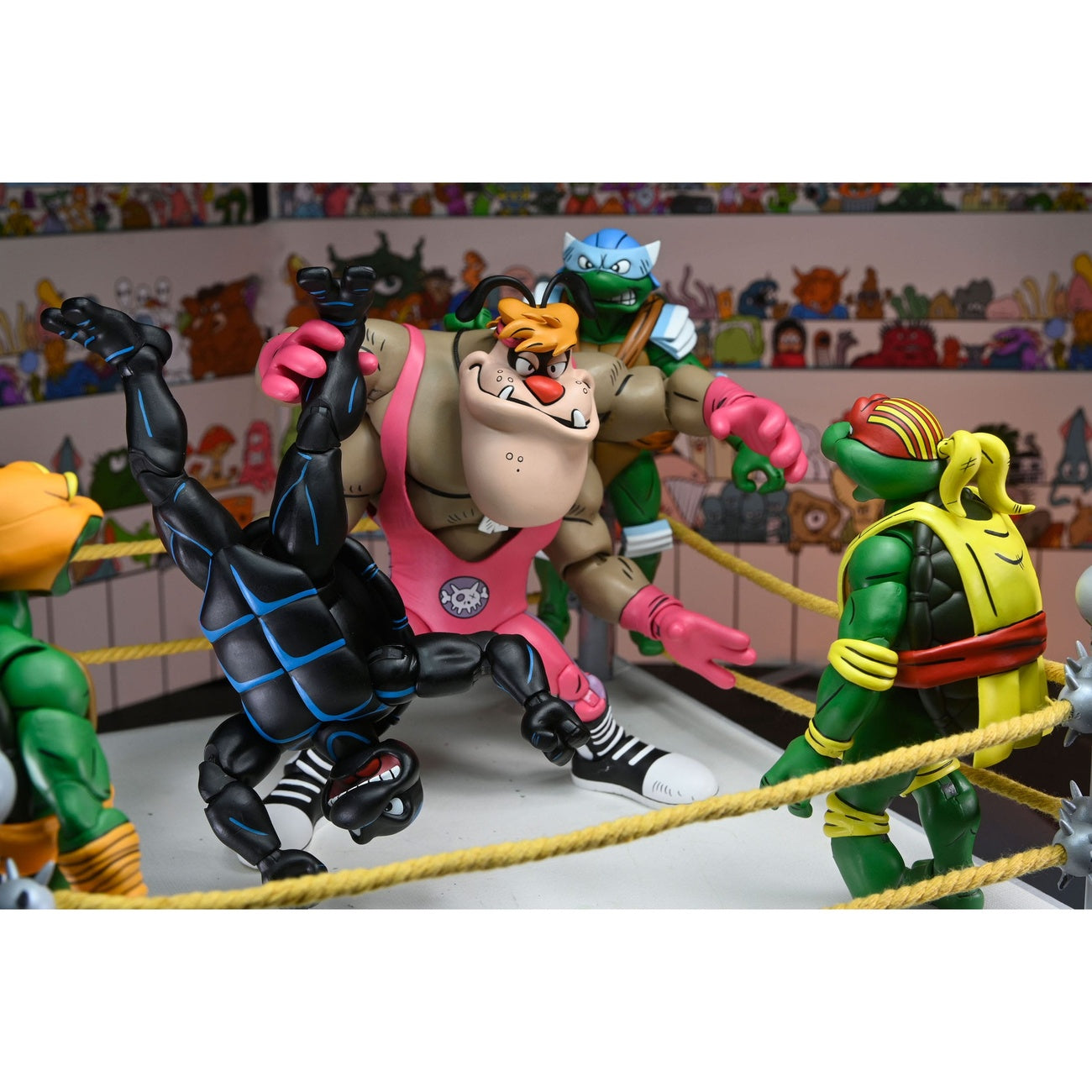Product image Teenage Mutant Ninja Turtles (Archie Comics) Action Figure 4-Pack Stump Wrestling Turtles 18 cm