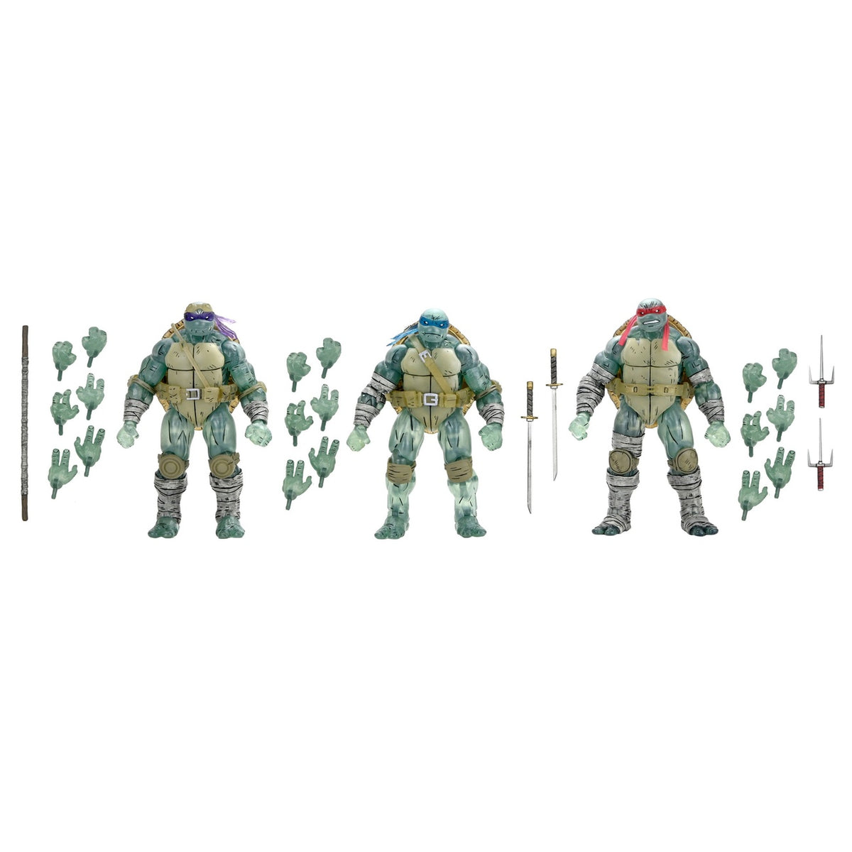 Zdjęcie produktu Teenage Mutant Ninja Turtles (The Last Ronin) Figurka akcji zestaw 3-pack Ghost Brothers 18 cm