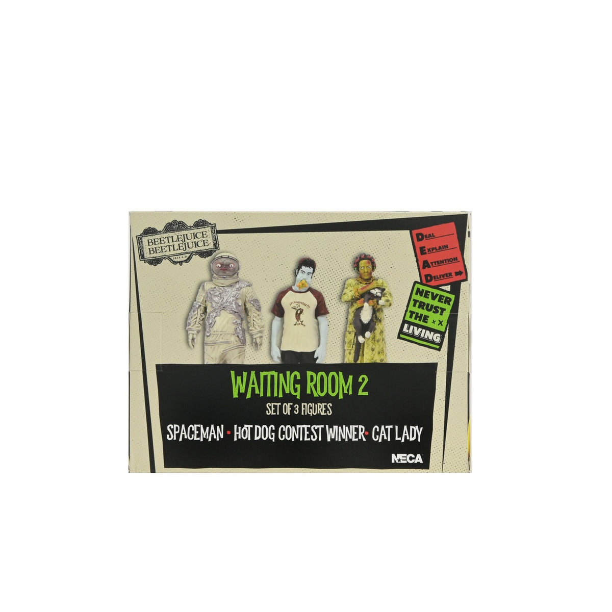 Zdjęcie produktu Beetlejuice Beetlejuice Figurkowy Zestaw 3-pack Waiting Room 2 10 cm
