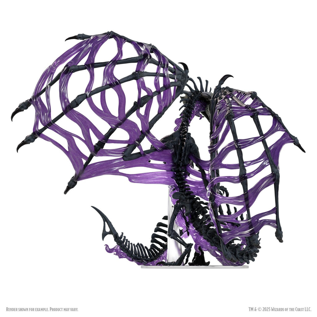 Zdjęcie produktu D&D Icons of the Realms Boxed Miniatures pomalowana figurka Black Dracolich 30 cm