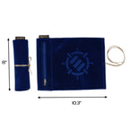 Product image Enhance Tabletop Roll on a Scroll Dice Bag with Blue Dice