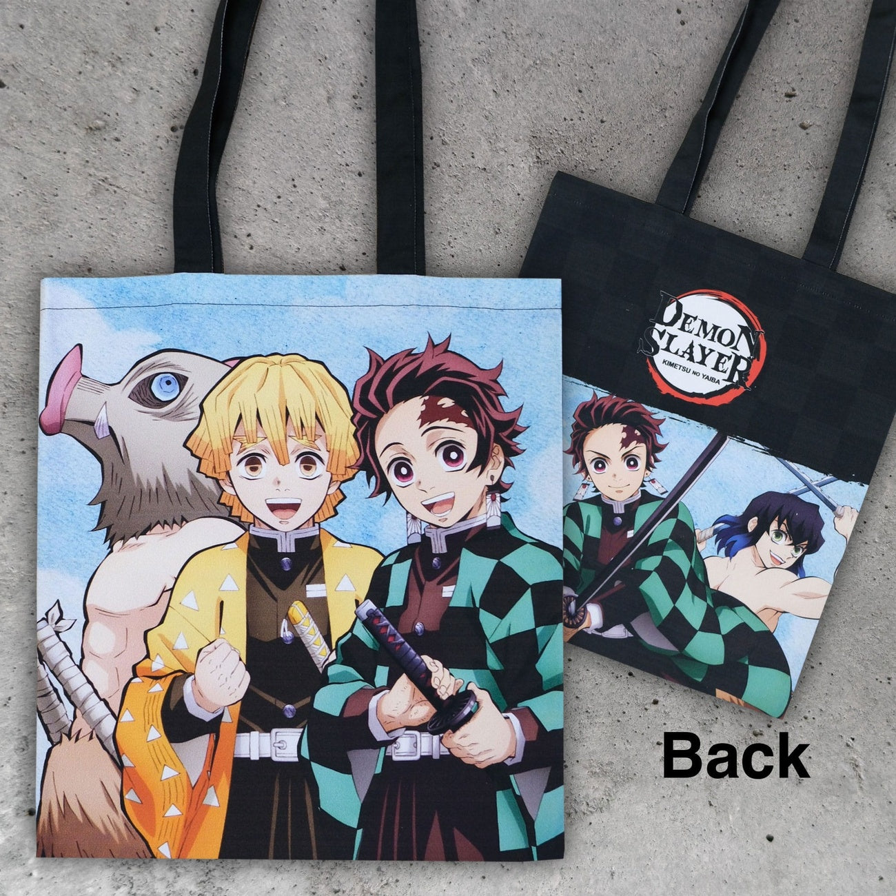 Zdjęcie produktu Demon Slayer: Kimetsu no Yaiba Torba Inosuke, Zenitsu, Tanjiro