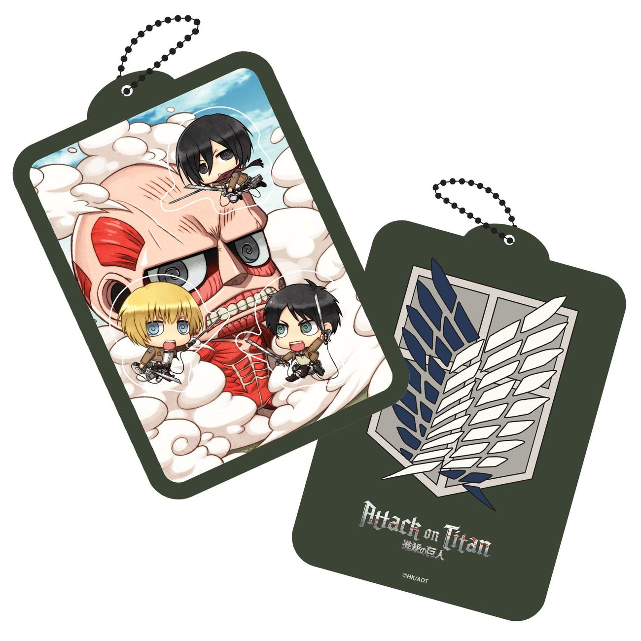 Zdjęcie produktu Attack on Titan Brelok shaker z akrylu Kawaii Attack!