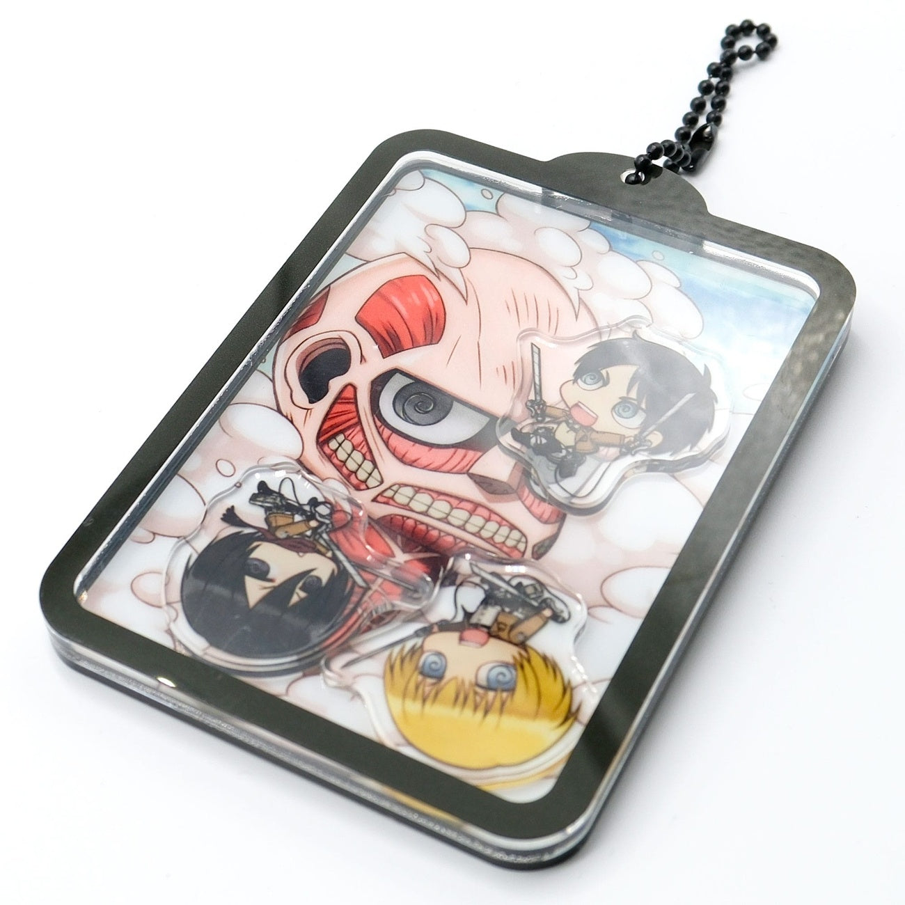Zdjęcie produktu Attack on Titan Brelok shaker z akrylu Kawaii Attack!