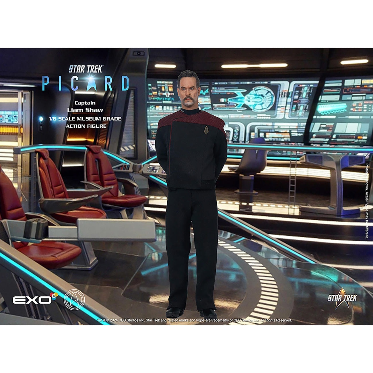 Zdjęcie produktu Star Trek: Picard figurka akcji 1/6 Captain Liam Shaw 30 cm