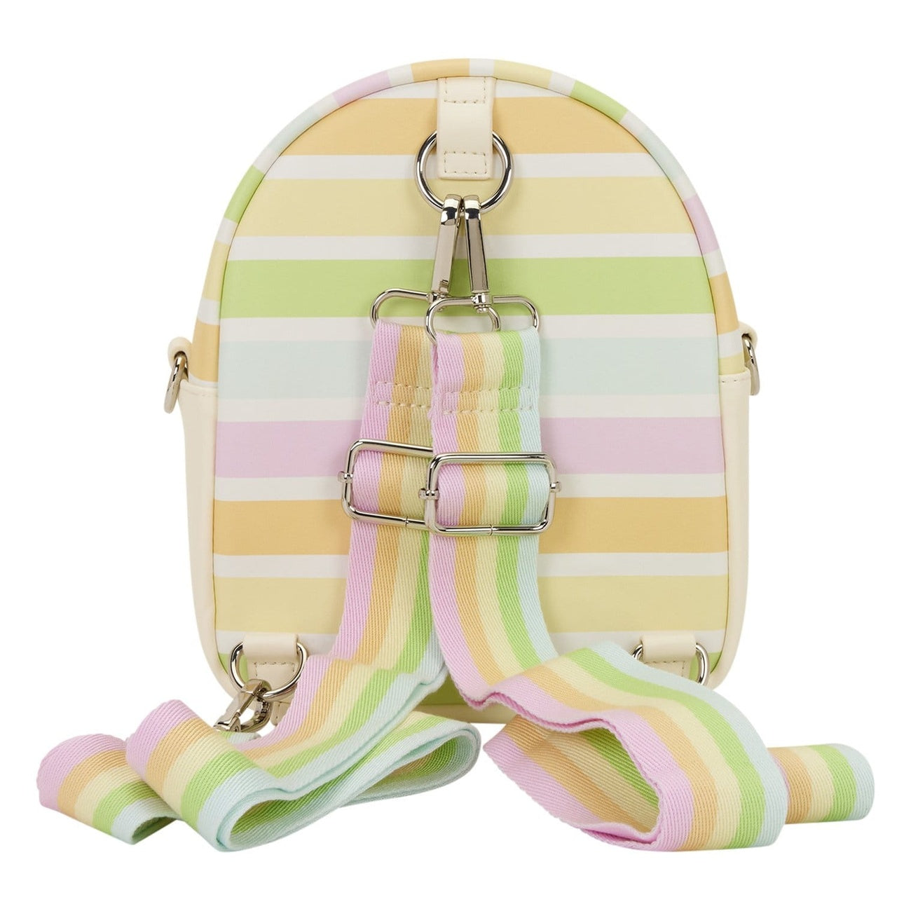 Zdjęcie produktu Disney by Loungefly torebka na ramię Mickey and Friends Rainbow Stripes