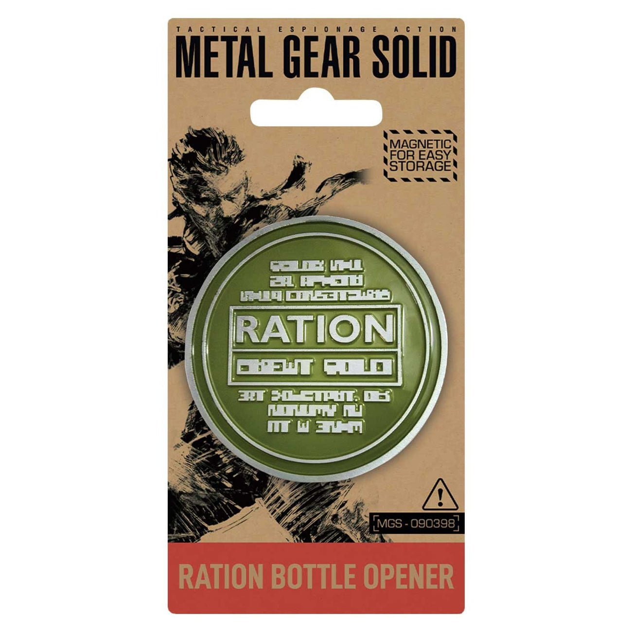 Zdjęcie produktu Metal Gear Solid Otwieracz do butelek Solid Ration 8 cm