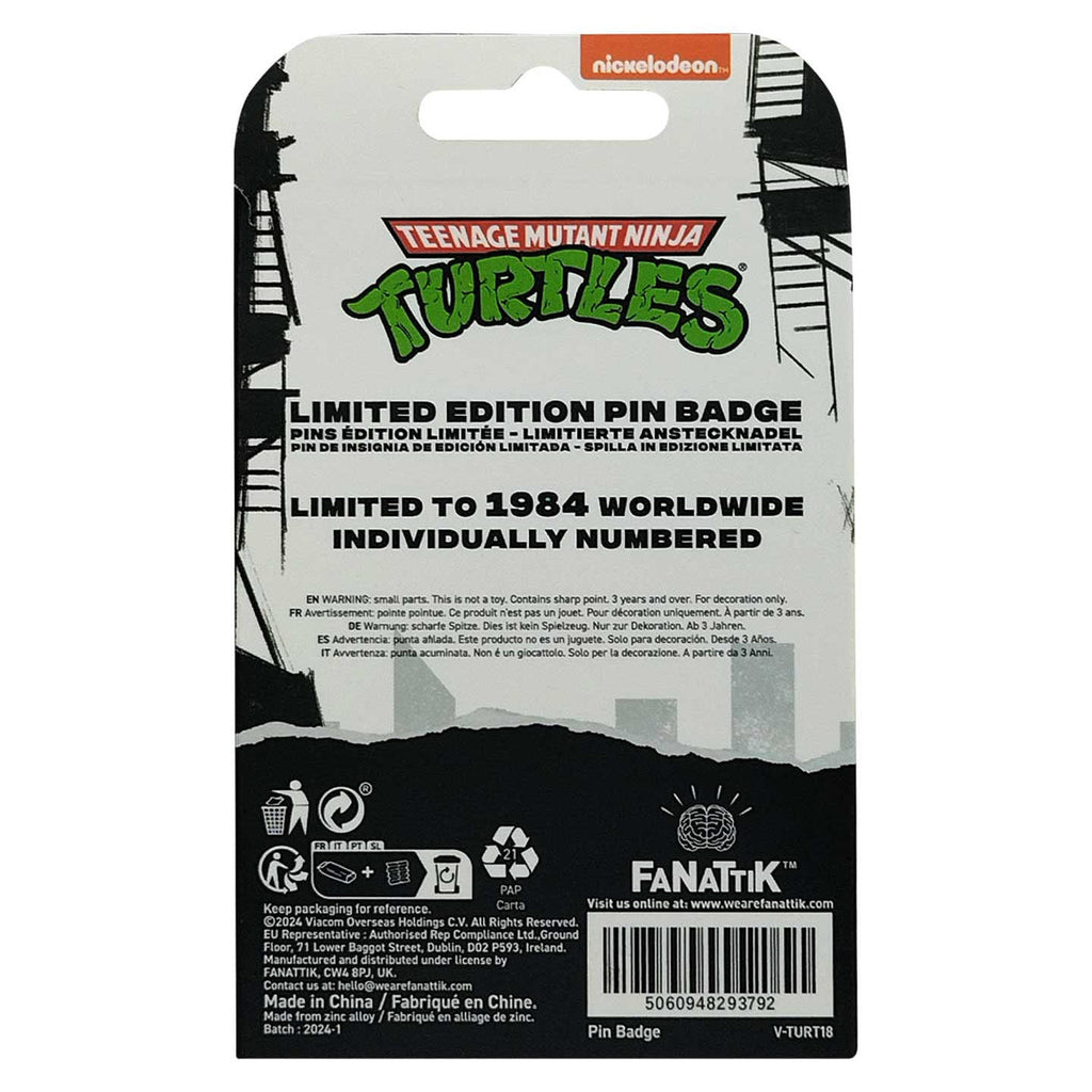 Zdjęcie produktu Teenage Mutant Ninja Turtles Przypinka 40th Anniversary Limited Edition