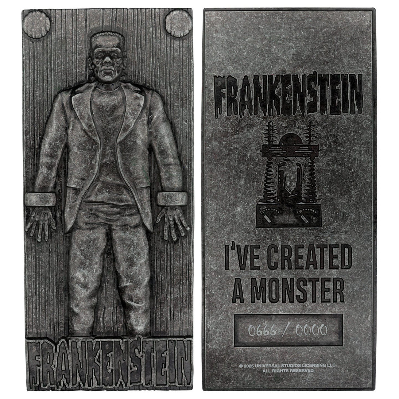 Zdjęcie produktu Universal Monsters Metalowy Sztab Frankensteina Potwór Edycja Limitowana