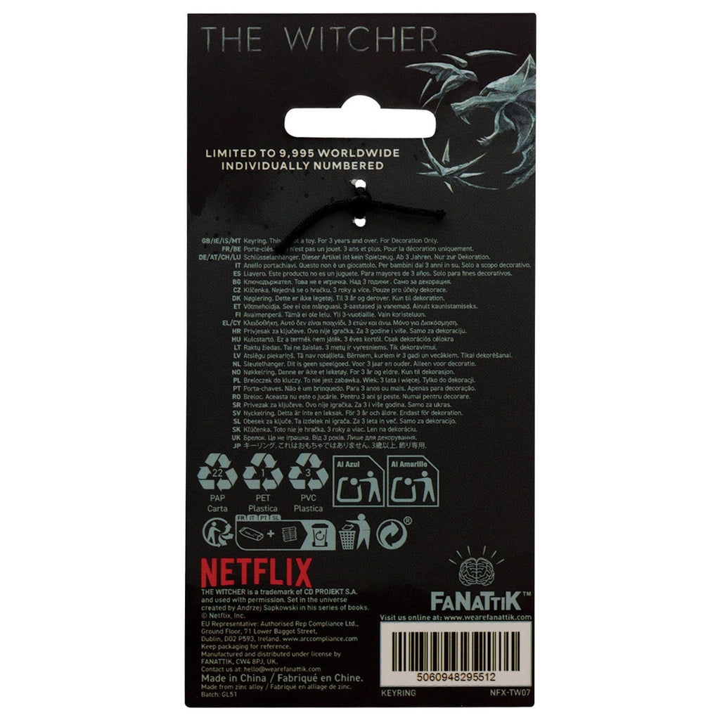 Zdjęcie produktu The Witcher Breloczek Witcher i Płotka Edycja Limitowana