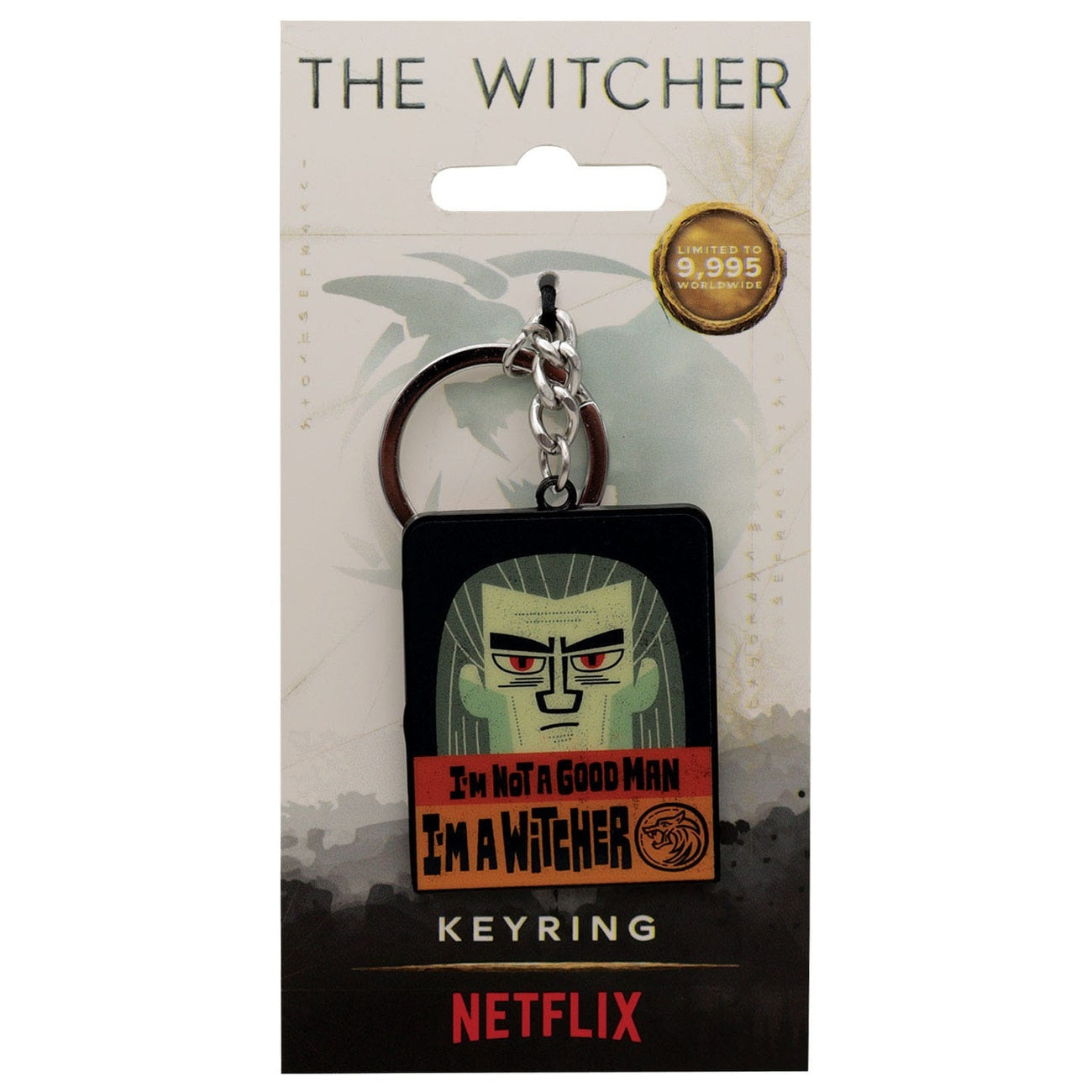 Zdjęcie produktu The Witcher Breloczek Witcher i Płotka Edycja Limitowana