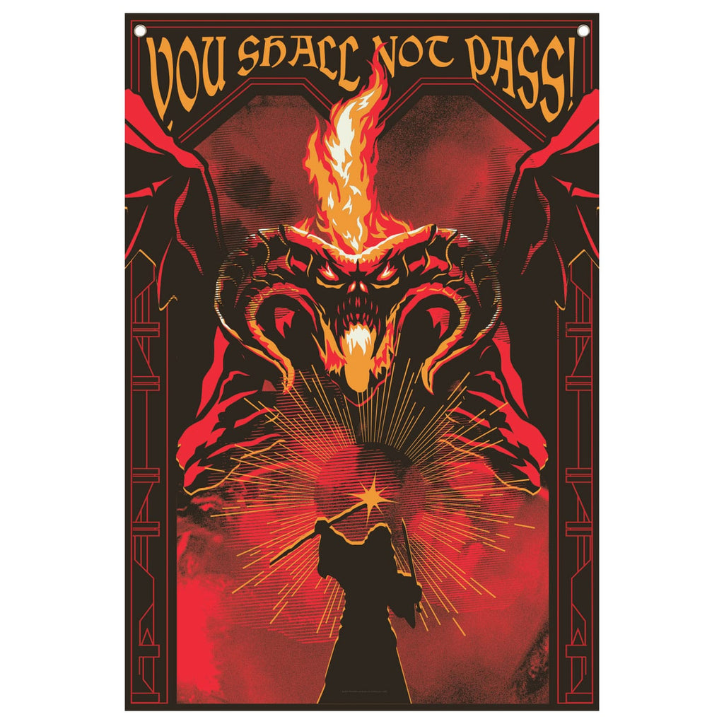 Zdjęcie produktu Władca Pierścieni Zawieszka ścienna You shall not pass! 125 x 85 cm