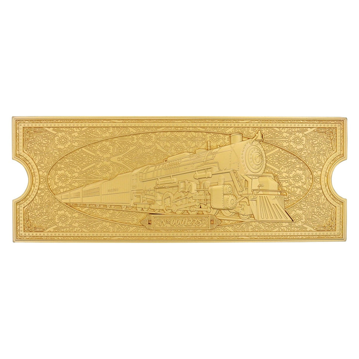 Product image The Polar Express Replica Train Ticket 24k Gold Plated Limited Edition