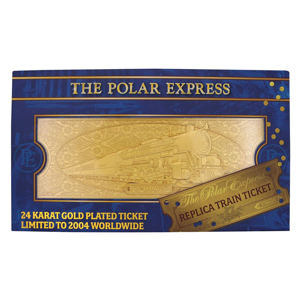 Zdjęcie produktu Ekspres Polarny Replika biletu na pociąg pozłacana 24k Edycja limitowana