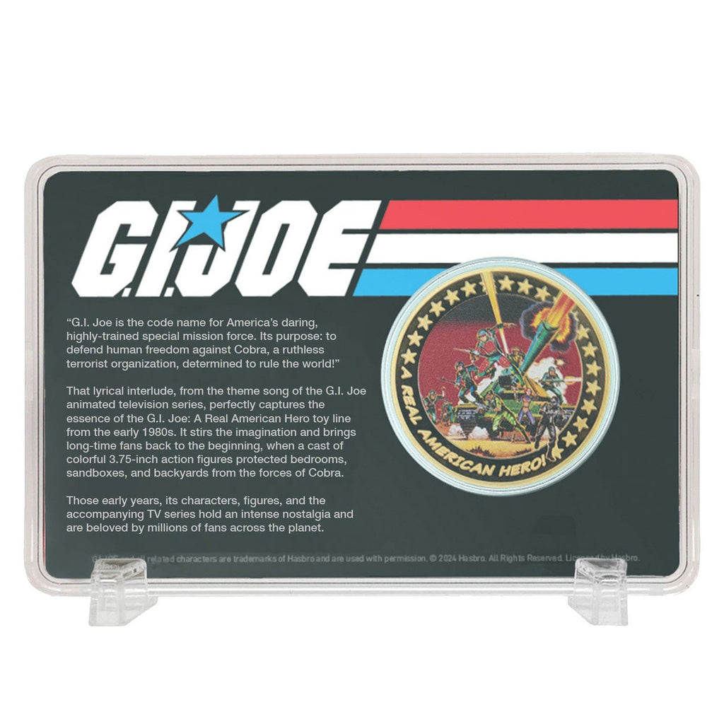 Product image G.I. Joe Collectible Coin A Real American Hero 60th Anniversary 24k Gold Plated Limited Edition