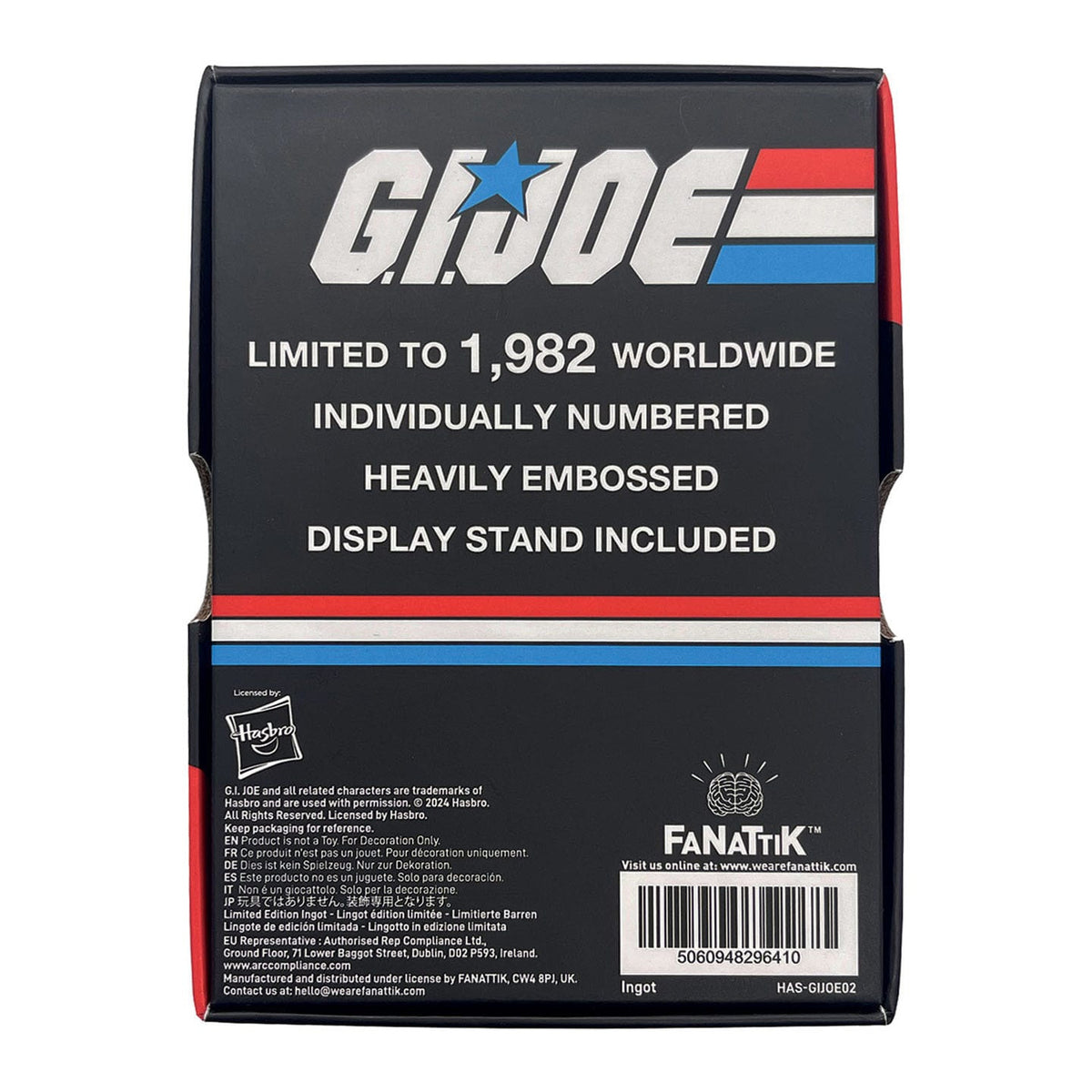Zdjęcie produktu G.I. Joe Sztabka Metalu A Real American Hero nr 1 Edycja Limitowana