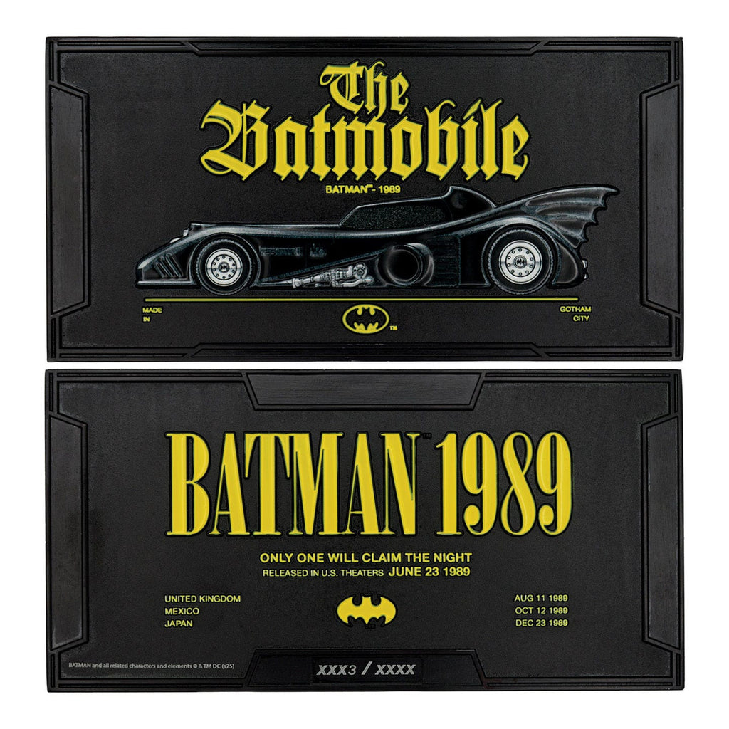 Zdjęcie produktu DC Comics Sztabka metalu Batman Batmobile XL Edycja limitowana