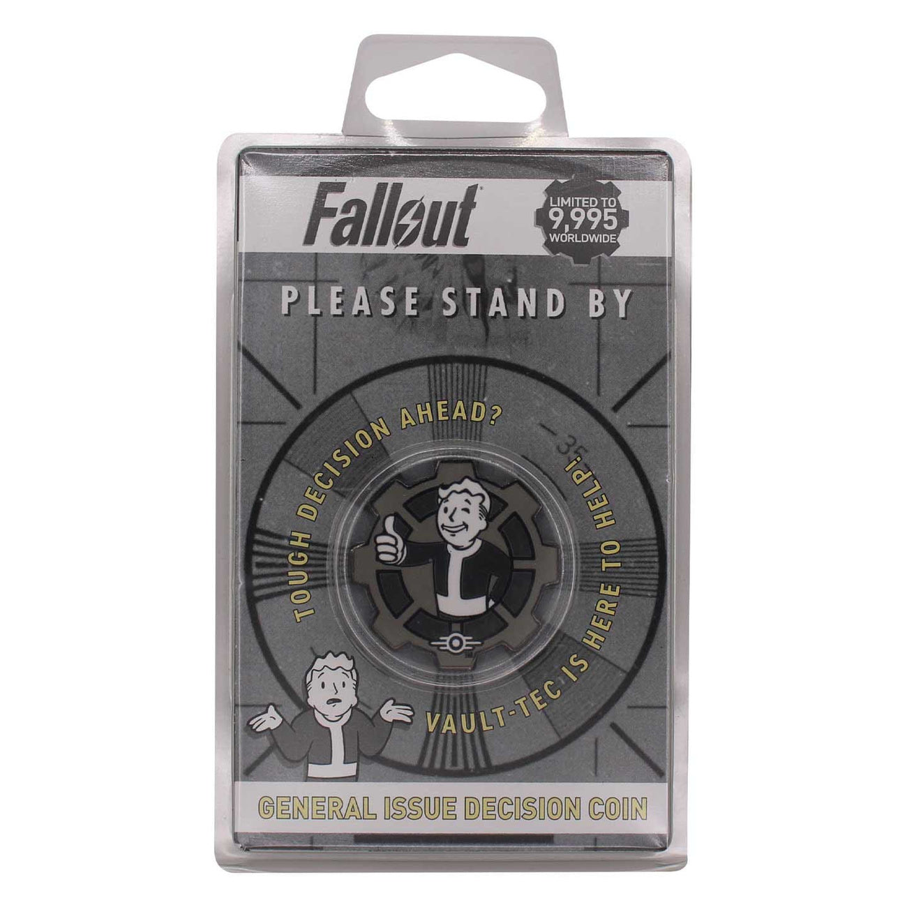 Zdjęcie produktu Fallout Moneta kolekcjonerska Decision Black & White Edycja limitowana