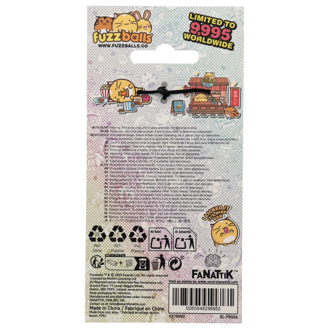 Zdjęcie produktu Brelok Fuzzballs Whisky Noodles Limited Edition