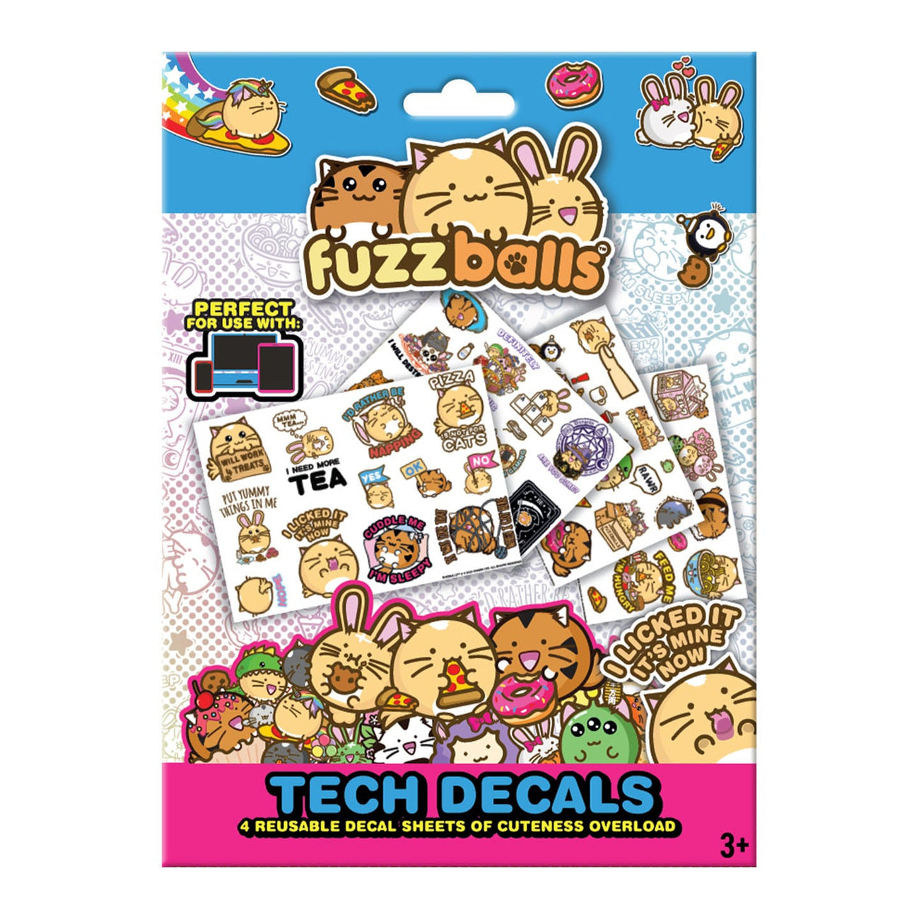 Zdjęcie produktu Zestaw naklejek tech Fuzzballs