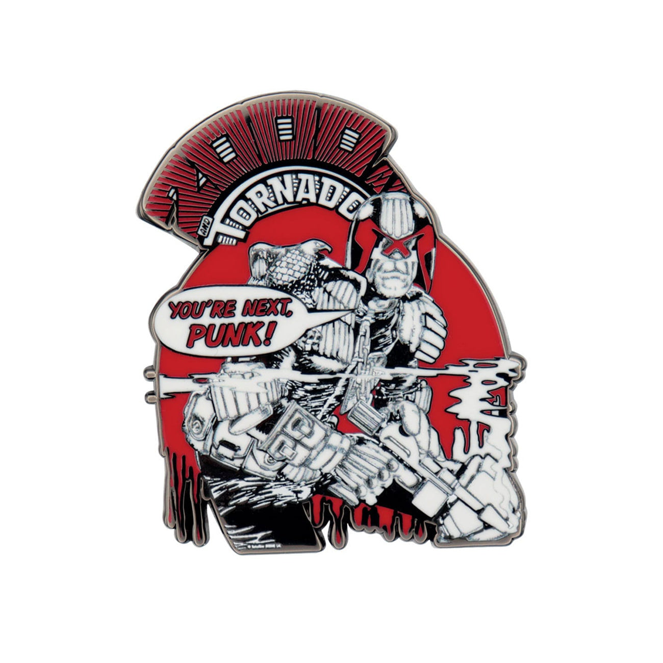Zdjęcie produktu 2000 AD Przypinka Judge Dredd You're Next Punk Edycja Limitowana