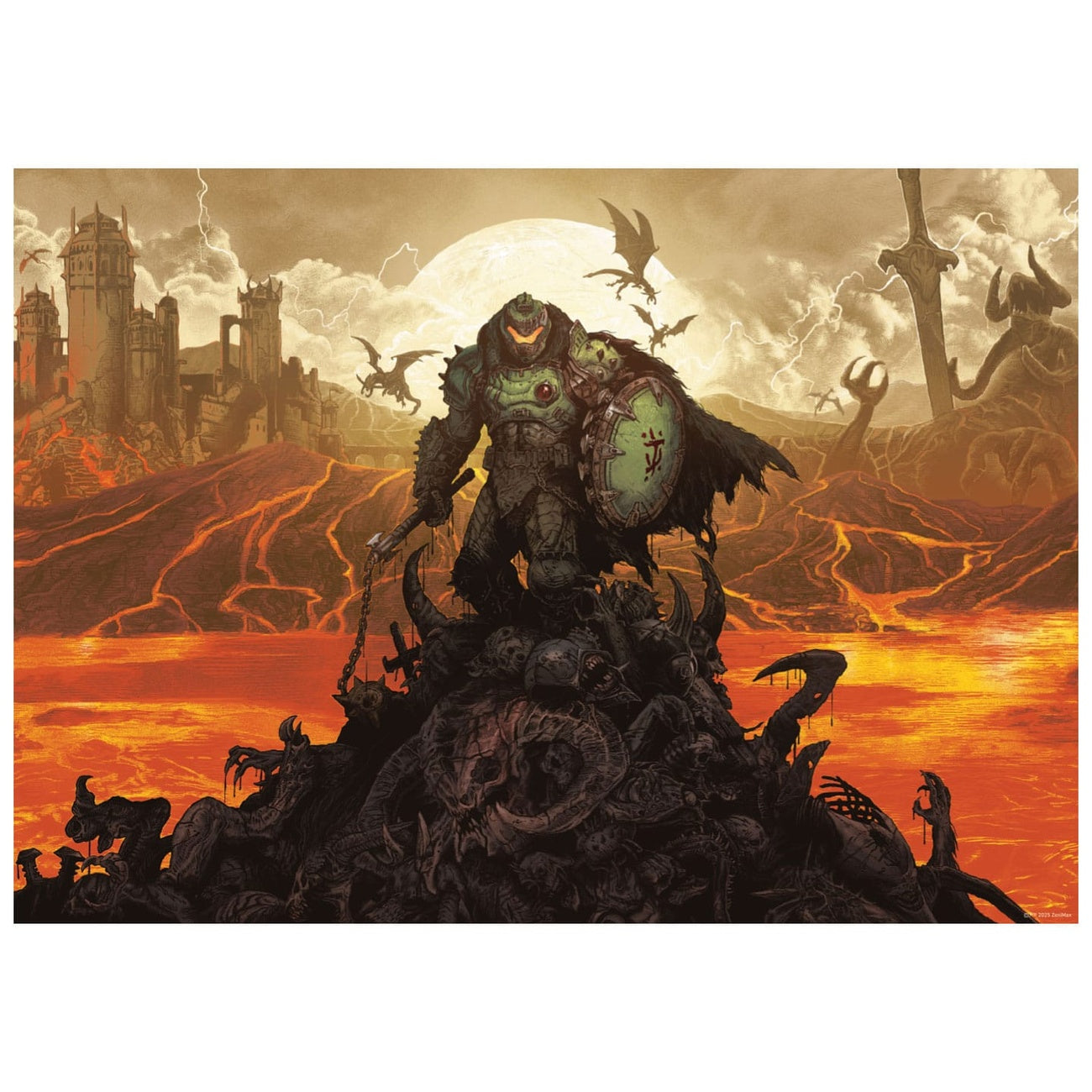 Product image Doom: The Dark Ages Art Print Limited Edition 42 x 30 cm