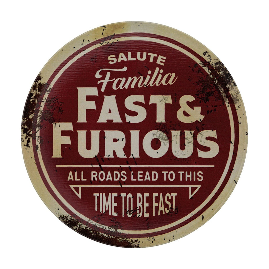 Zdjęcie produktu Fast & Furious Zestaw 4 podkładek pod kubek w stylu vintage