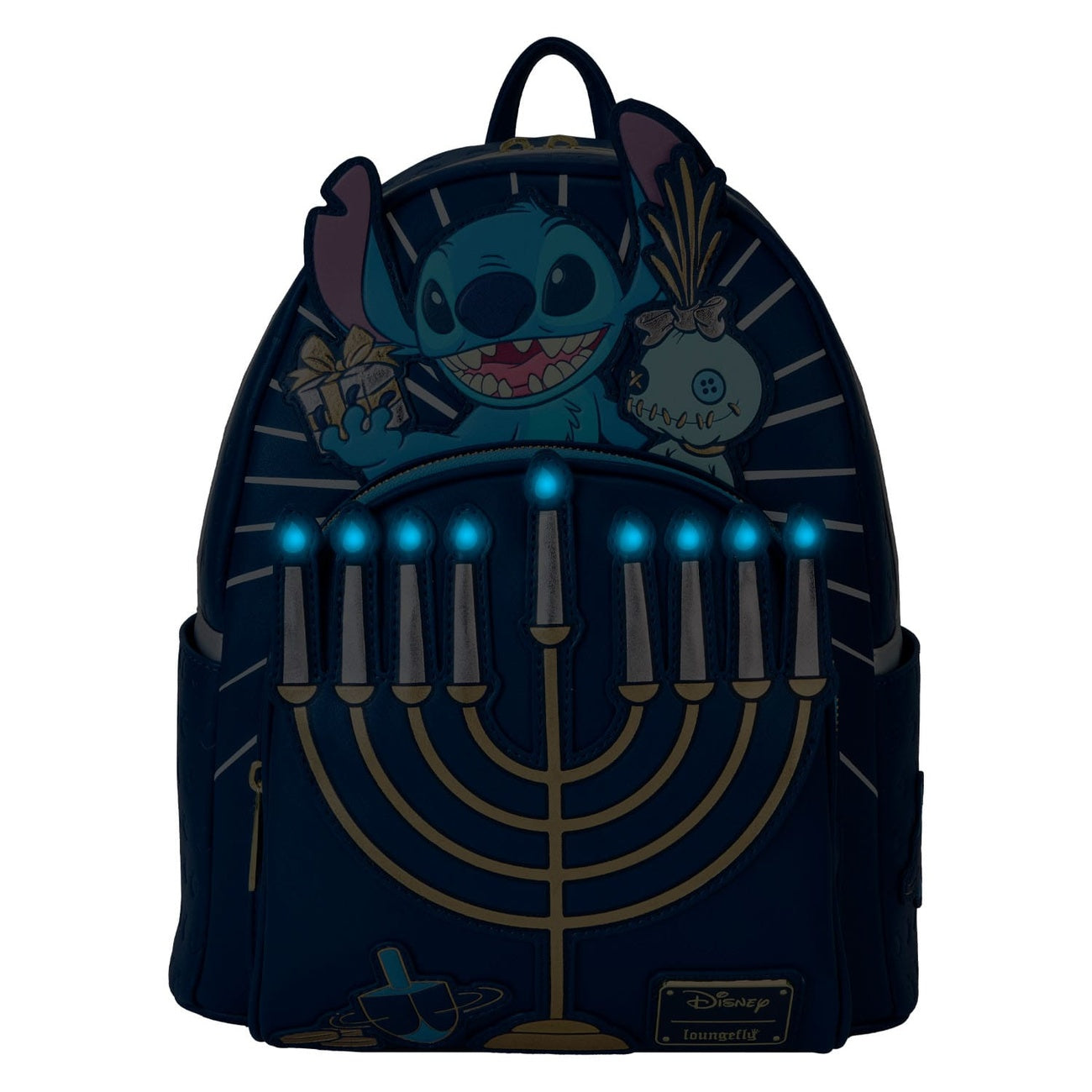 Zdjęcie produktu Lilo & Stitch by Loungefly Mini plecak Menorah Stitch