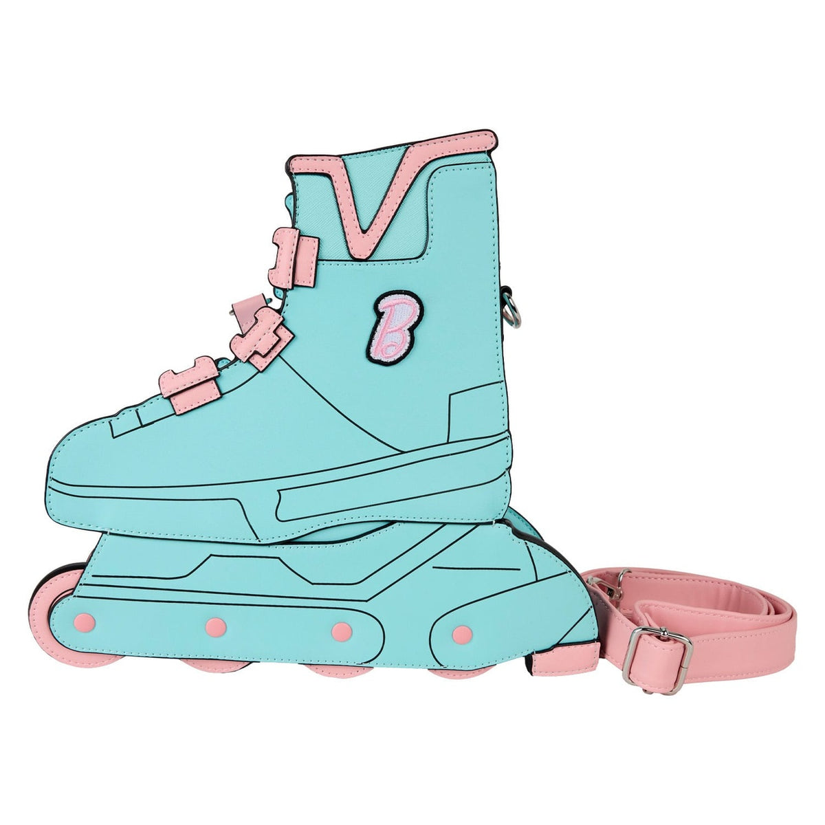 Zdjęcie produktu Mattel Classic by Loungefly Torebka na ramię Barbie Figural Skate