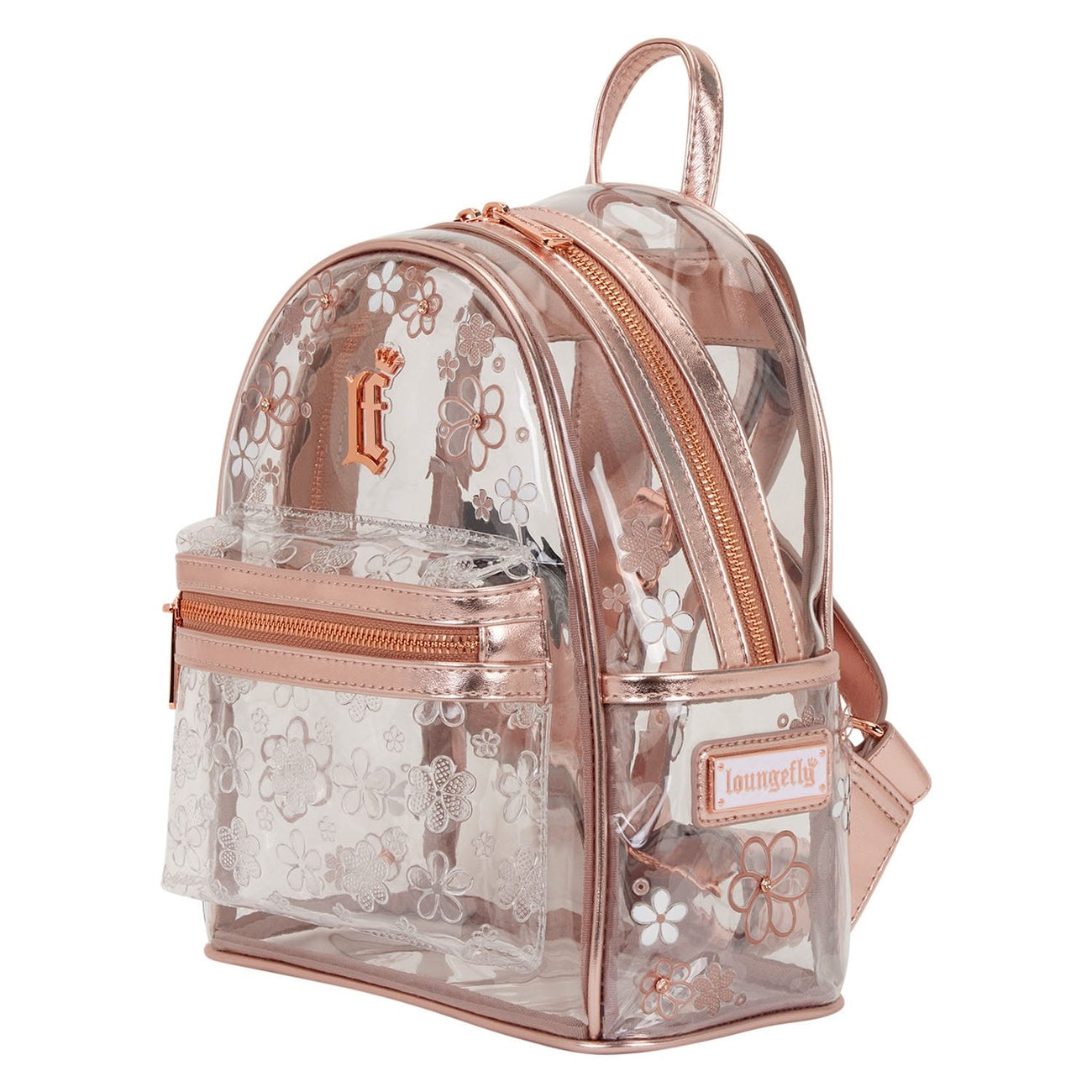 Zdjęcie produktu Loungefly Mini plecak Clear Floral