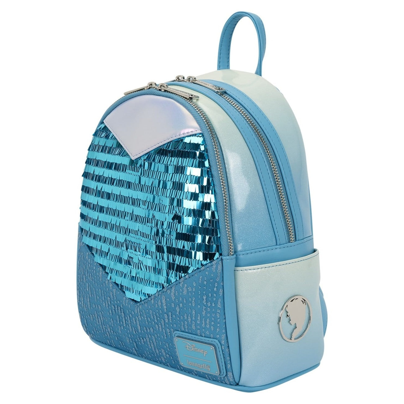 Zdjęcie produktu Kraina Lodu - Frozen by Loungefly Mini plecak Elsa Glitter Sequin